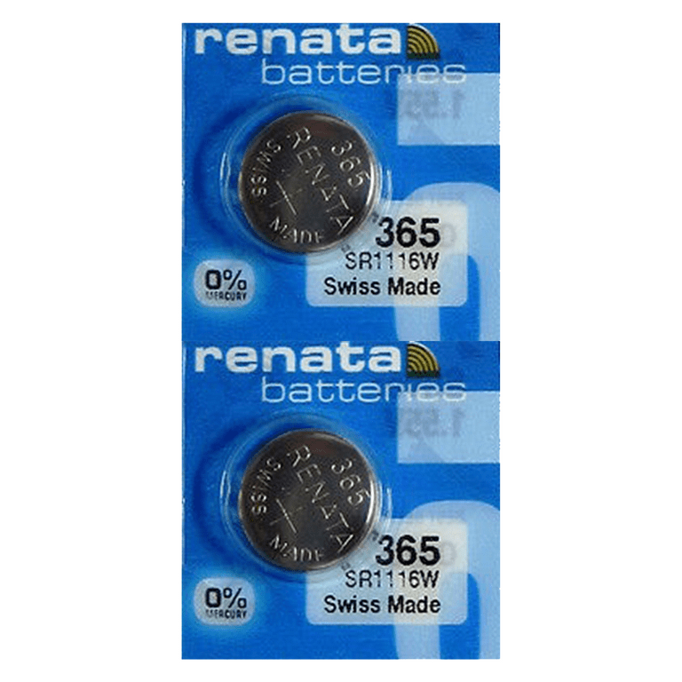 Renata 365 SR1116W Batteries Silver Oxide 365 Watch