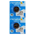 thumbnail image 1 of Renata 370 SR920W Batteries - 1.55V Silver Oxide 370 Watch Battery (2 Count), 1 of 5