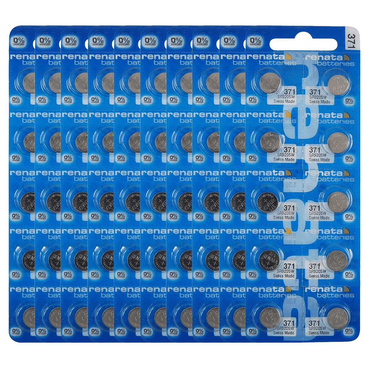 4x Maxell Uhrenbatterien SR63 / SR521SW – 1,55V Silberoxid-Knopfzellen, Für Viele Uhren