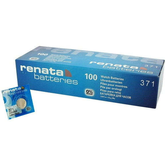 Renata 371 (SR920SW) Box of 100 Batteries