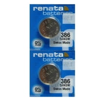 Renata 386 SR43W 1.55V Silver Oxide Watch Battery