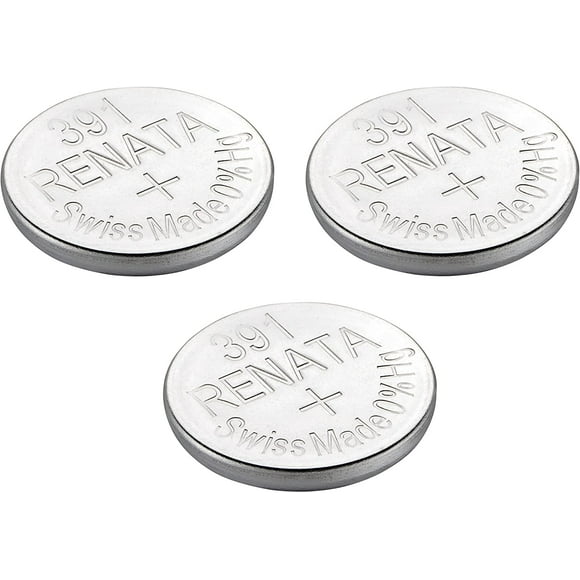 Renata 391/SR1120SW 1.55V Silver Oxide Watch Battery (3 Batteries)
