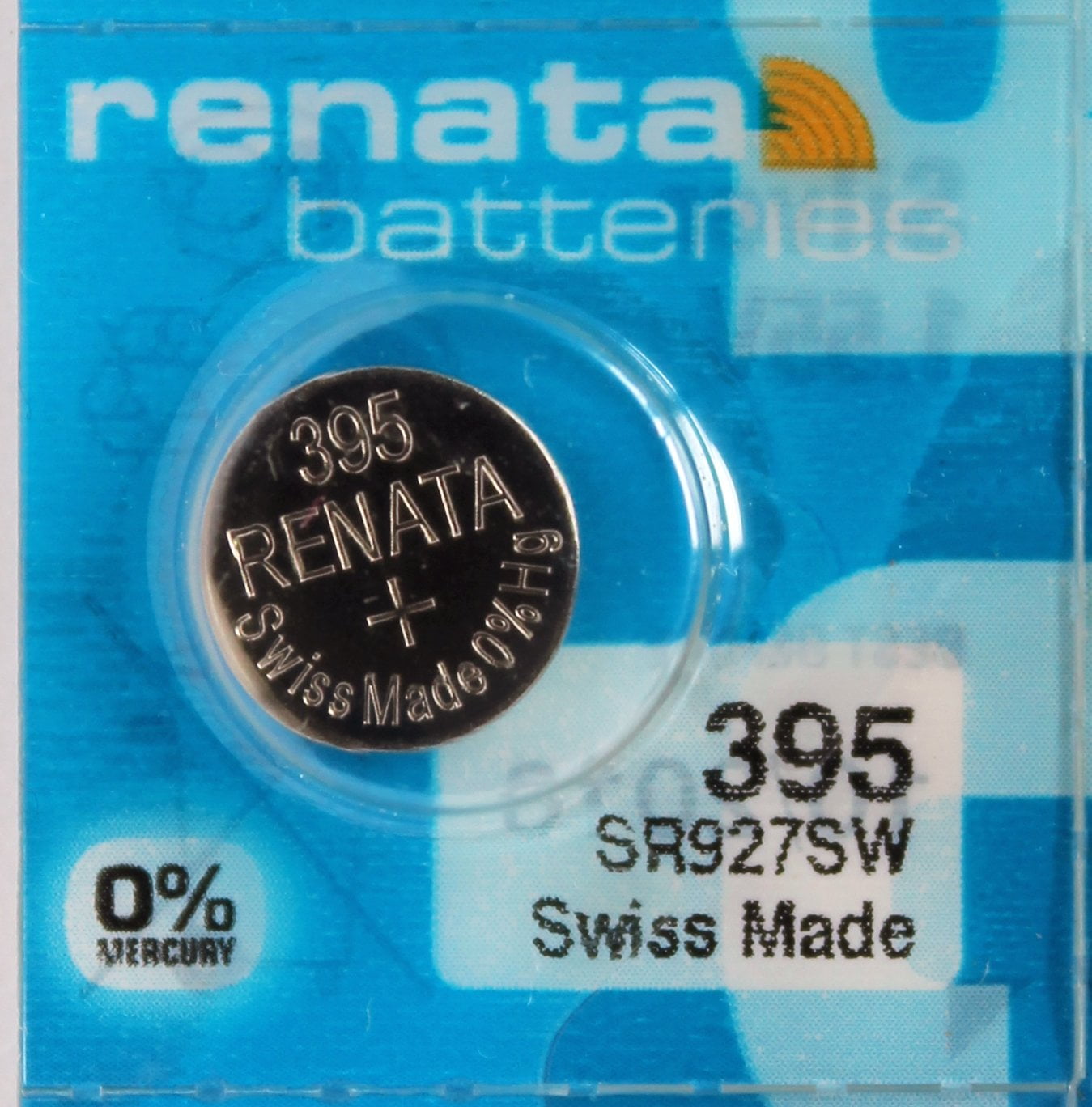 Renata 395 Knopfzellen-Batterie – 1.55V, Für Armbanduhren, Taschenrechner & Kleingeräte