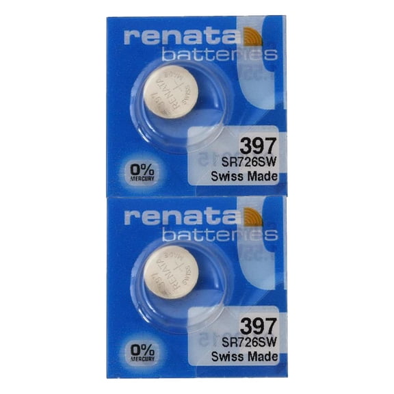 Renata 397 SR726SW 1.55V Silver Oxide Watch Battery