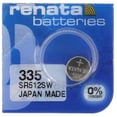 thumbnail image 1 of Renata 5X 335 Or SR512SW Watch Battery Swiss Made Silver Oxide 1.5 V Also SB-AB, 280-68, V335, 622, 1 of 1