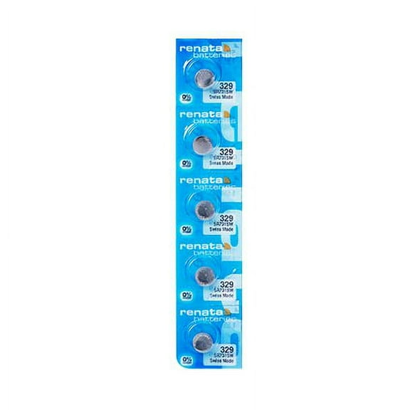 Renata Batteries 329/SR731SW 0% Mercury Battery (5 Pack)