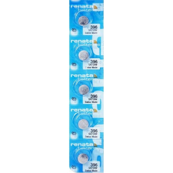Renata Batteries 396 Silver Oxide Battery (5 Pack)