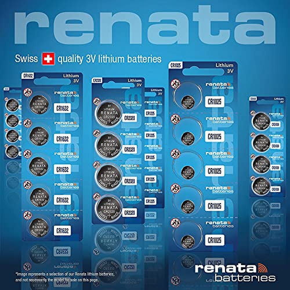Renata Batteries CR2032 Watch Batteries 100Pcs