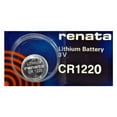 thumbnail image 1 of Renata CR1220 3V Lithium Coin Battery - 2 Pack + 30% Off!, 1 of 2