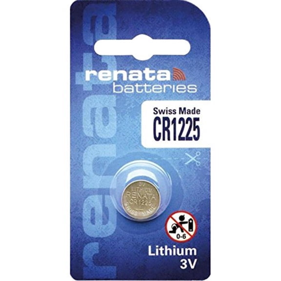 Renata CR1225-CU 48mAh 3V Lithium Primary (LiMNO2) Coin Cell Battery