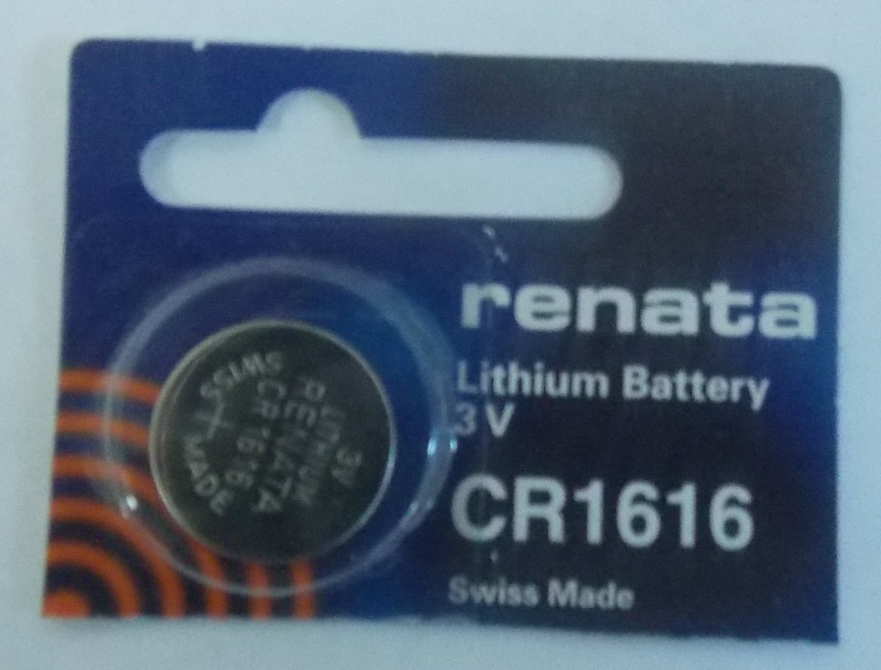 Renata CR1616 Battery 3v Lithium Coin Cell