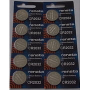 Renata CR2032 3V Lithium Coin Battery - 10 Pack