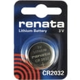 thumbnail image 1 of Renata CR2032 3V Lithium Coin Battery on Mini Blister Pack - 25 Pack, 1 of 1