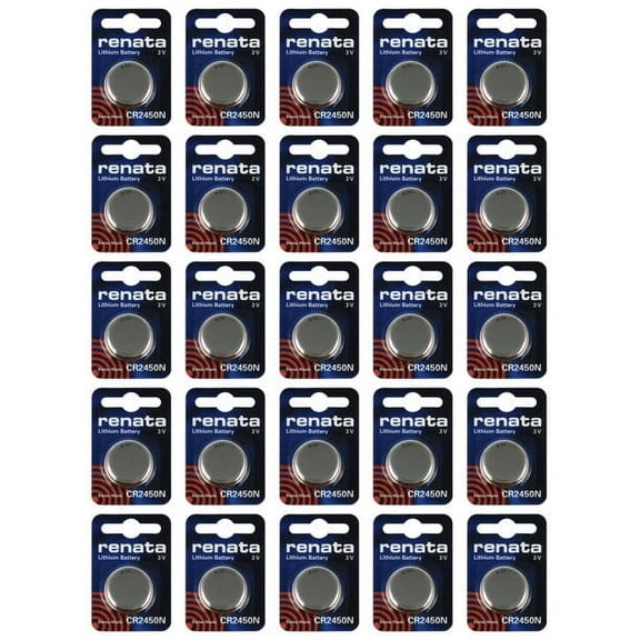 Renata CR2450N 3V Lithium Coin Battery 25 Pack