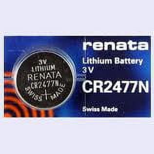 Renata CR2477N 3V Lithium Coin Battery - 25 Pack + FREE SHIPPING
