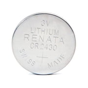 Renata Coin Cell Battery CR2430 3V Lithium Compatible with DL2430, BR2430