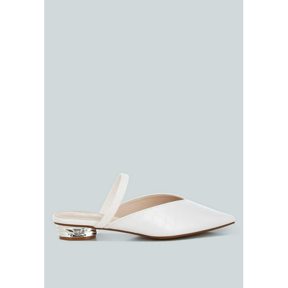 Renata Fantasy Heel Croco Mules