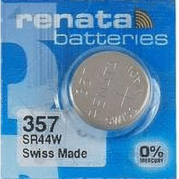 Renata Single Watch Battery Swiss Made 357 or SR44SW or AG13 1.55V (3 Batteries, 357 or SR 44 SW)