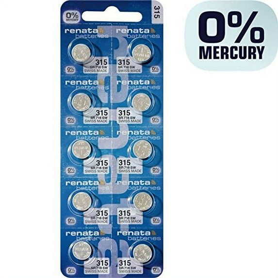 Renata Watch Battery 315 (Package of 10)