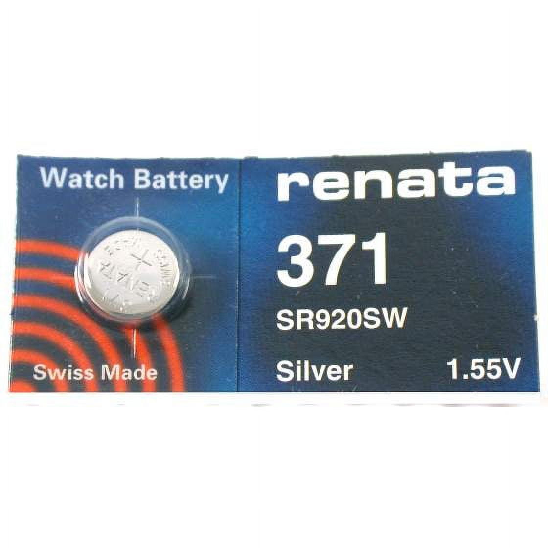 Renata 371 SR920SW watch coin battery 1.55 V