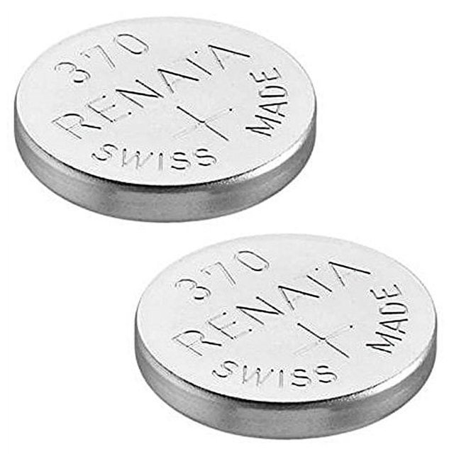 Renata Watch Battery Swiss Made Renata 370 or SR920SW 1.5V (2 Batteries