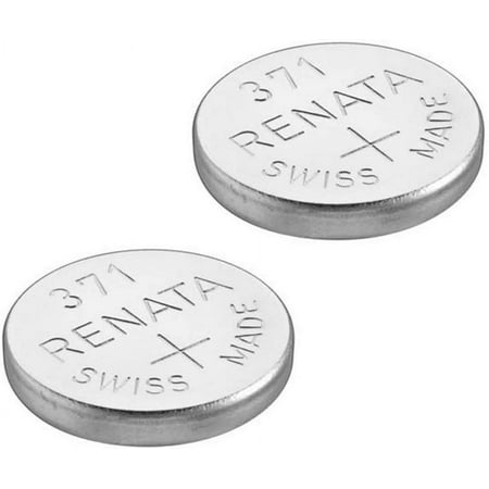 Renata Watch Battery Swiss Made Renata 371 or SR 920 SW 1.5 V (2 x 371 or SR 920 SW)