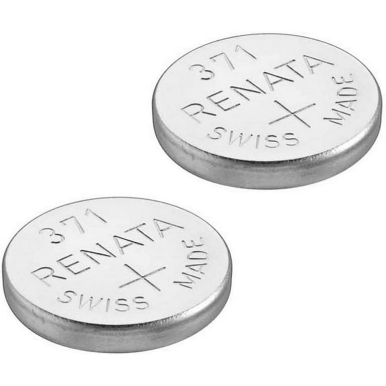 Renata Watch Battery Swiss Made Renata 371 or SR 920 SW 1.5 V (2 x 371 or  SR 920 SW) 