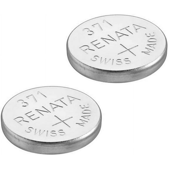 Renata Watch Battery Swiss Made Renata 371 or SR 920 SW 1.5 V (2 x 371 or SR 920 SW)
