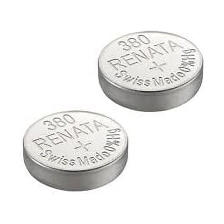 Renata Watch Battery Swiss Made Renata 380 or SR936SW 1.5V (2 Batteries, 380 or SR 936 SW)