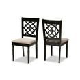 thumbnail image 1 of Renaud Modern Sand Fabric Upholstered 2-Piece Dining Chair Set, 1 of 6