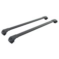 Renault 4 Roof Rack Cross Bars For of Raised Rails Black