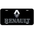 thumbnail image 1 of Renault Black Flat Novelty Car Auto License Plate, 1 of 2