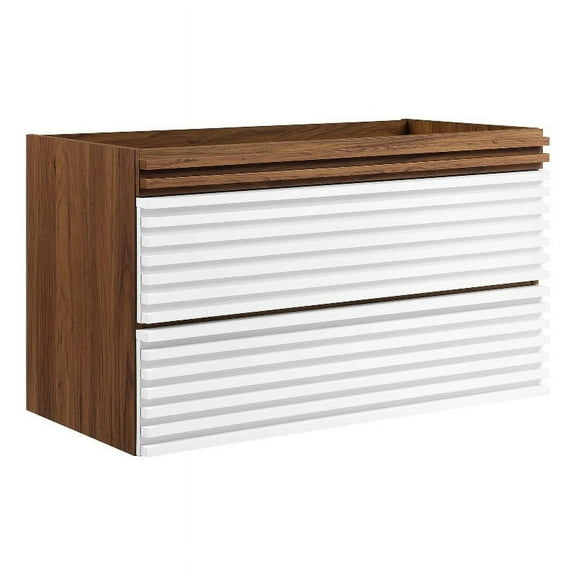 Render 36" Wall-Mount Bathroom Vanity Cabinet