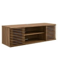 thumbnail image 1 of Modway Render 46" Wall-Mount Media Console TV Stand in Walnut, 1 of 9