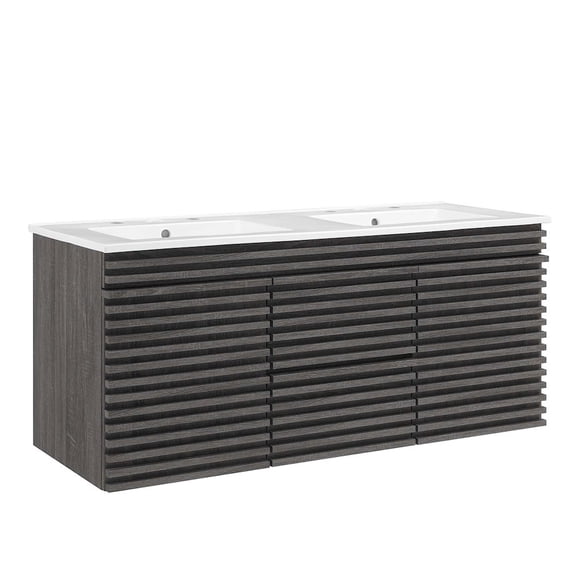 Render 48" Wall-Mount Bathroom Vanity by Modway