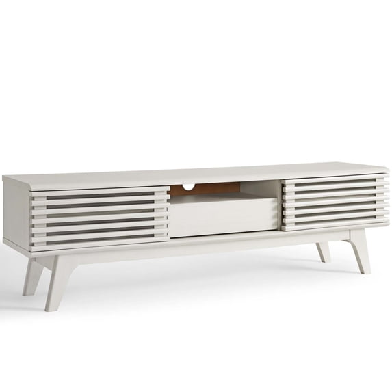 Render 59" TV Stand White