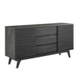 thumbnail image 1 of Modway Render 63" Sideboard Buffet Table or TV Stand in Charcoal, 1 of 7