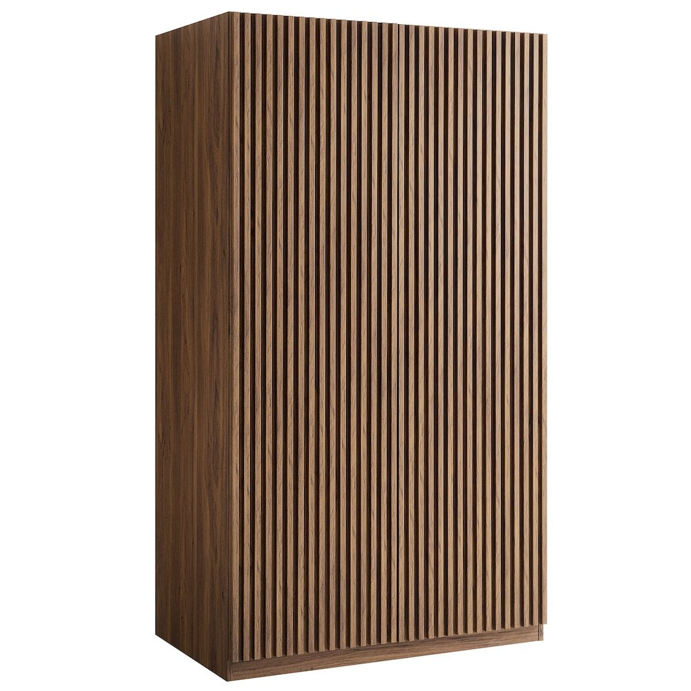 Render Wardrobe Closet in Walnut