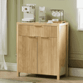 thumbnail image 1 of LainTene Sideboard Buffet Cabinet with Storage Drawer, 28" Storage Cabinet with Fluted Panel Doors and Adjustable Shelf for Living Room, Entryway, Natural Oak, 1 of 8