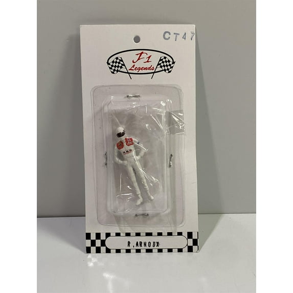 Rene Arnoux Renault 1:43 Scale Figure Cartrix CT47
