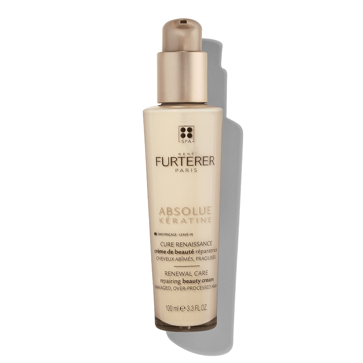 Rene Furterer ABSOLUE KERATINE Repairing Beauty Cream for Damaged, Over-Processed Hair, 3.3 Fl Oz