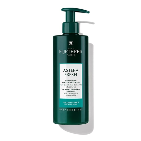 Rene Furterer ASTERA FRESH Soothing Freshness Shampoo - Relieve Sensitive Scalps - Mint & Eucalyptus - Paraben & Silicone-Free, 20.2 fl oz
