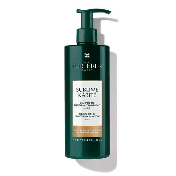 Rene Furterer Sublime Karite Moisturizing Smoothing Shampoo - Boost Softness & Shine - For Dry & Dehydrated Hair, 16.9 fl oz