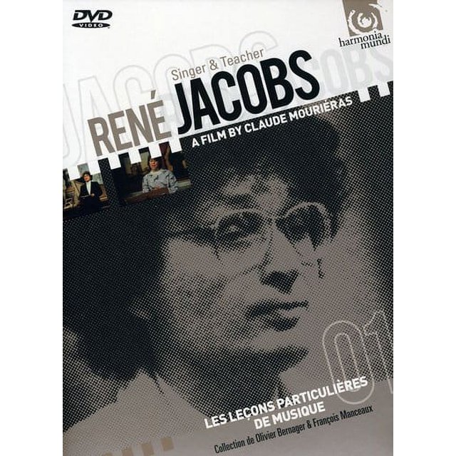 Rene Jacobs Singer & Teacher Film by Mourieras (DVD)