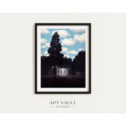 Rene Magritte Empire Of Light Poster, Magritte Wall Art, Unframed Paper Poster 8x10in