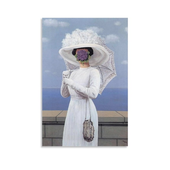 Rene Magritte The Great War Canvas Art Poster Artworks Picture Print Poster Wall Art Painting Canvas Gift Decor Home Posters Decorative 12x18inch(30x45cm)