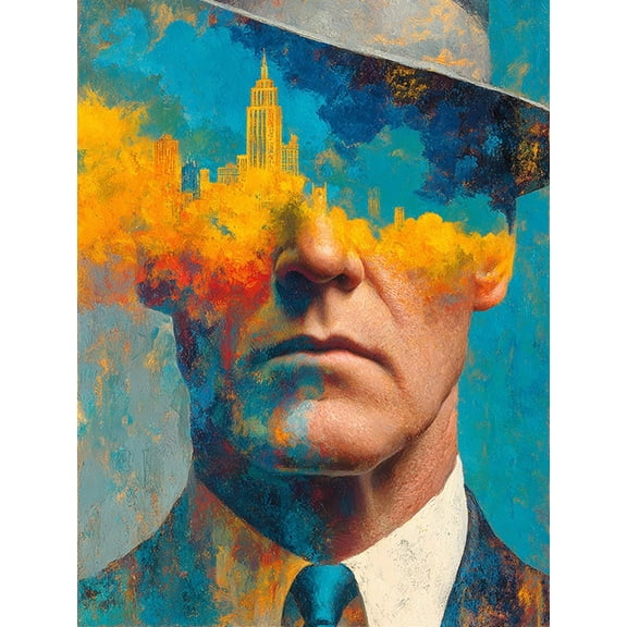 Rene Magritte Reproduction Canvas Museum Gift Modern Living Bedroom Wall Decor