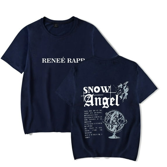 Reneé Rapp Merch Snow Angel Tour T-shirt Short Sleeve Women Men Summer Tee Top Tshirt