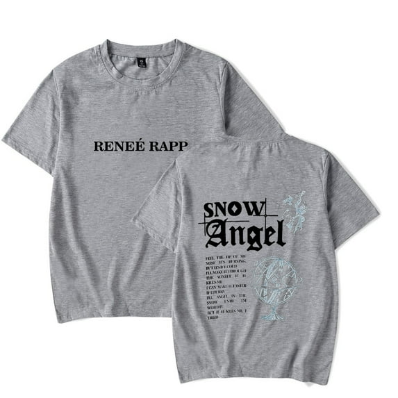 Reneé Rapp Merch Snow Angel Tour T-shirt Short Sleeve Women Men Summer Tee Top Tshirt