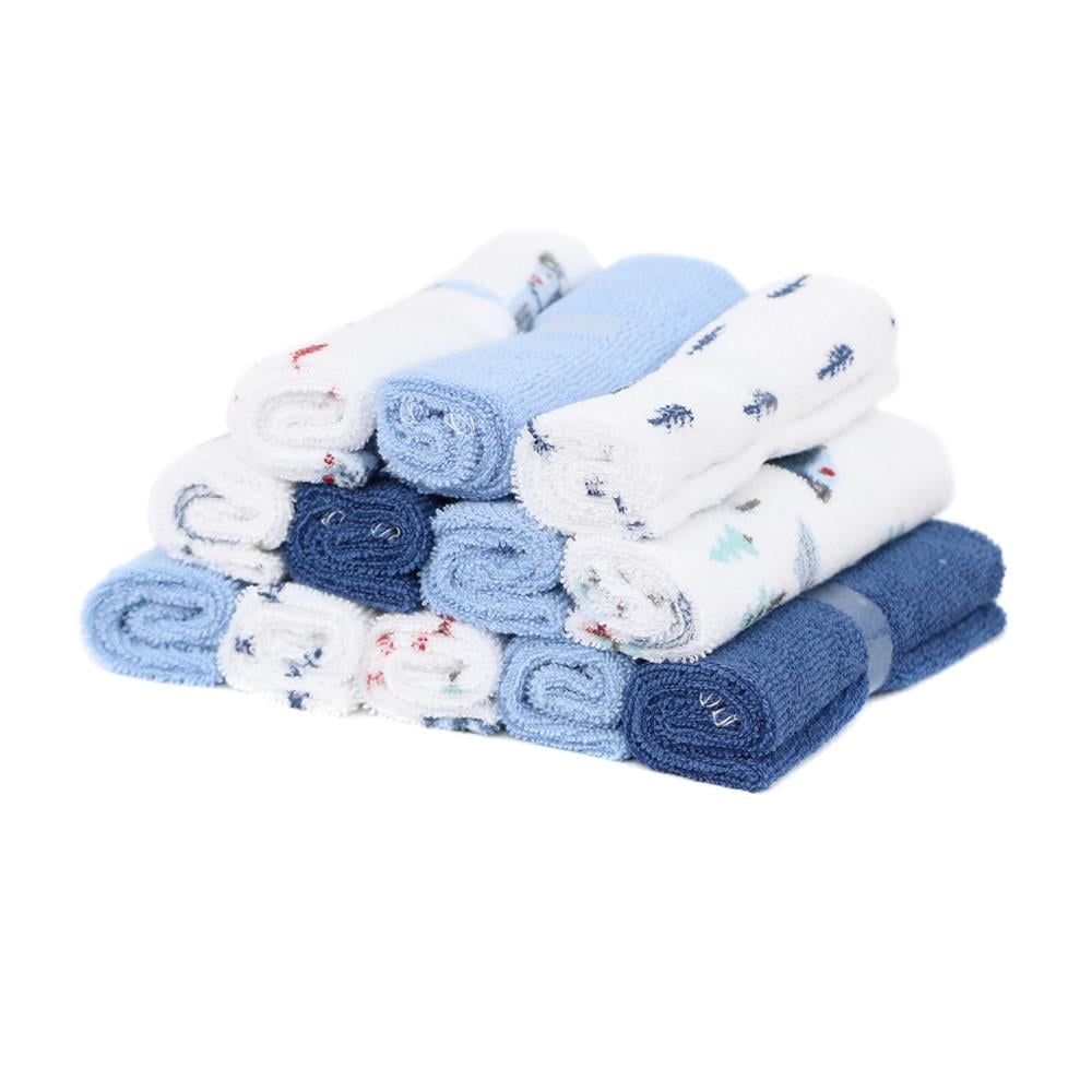 Rene Rofe Baby Bed Bath Collection Terry Washcloths 12 Pack